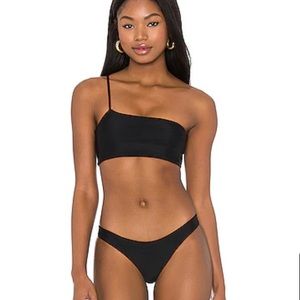 Lovers + Friends One-Shoulder Bikini Top
